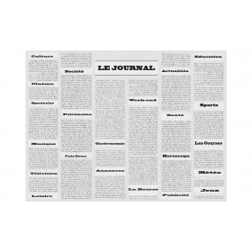 SETS DE TABLE GAUFRES JOURNAL