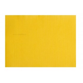SETS DE TABLE PAPIER JAUNE VIF tramé 30x40
