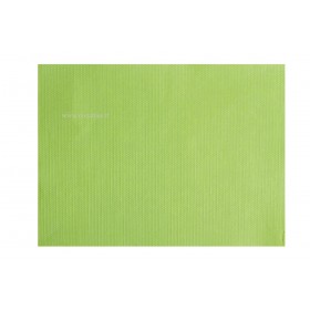 SETS DE TABLE PAPIER VERT ANIS tramé 30x40