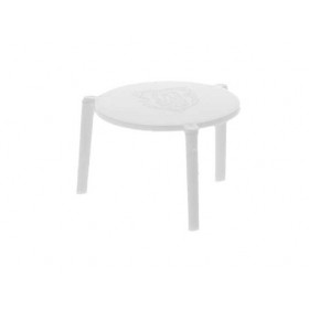2000 Mini table blanc diamètre 4.5x3cm 