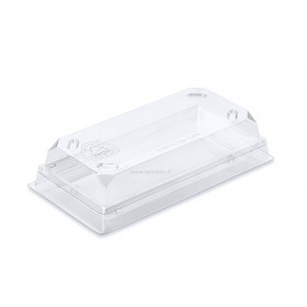BARQUETTE SUSHIS CRISTAL 160X105 avec couvercle 