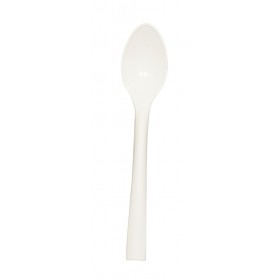 PETITE CUILLERE blanche 140mm réutilisable