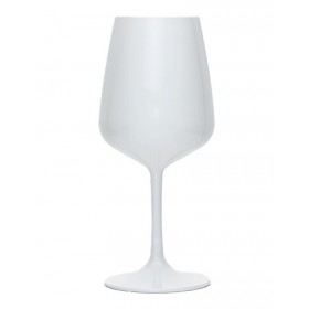 Verre à vin Cabernet Gourmet BLANC incassable & réutilisable en TRITAN 40cl