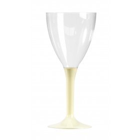 VERRE A VIN PLASTIQUE IVOIRE