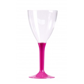 VERRE A VIN PLASTIQUE ROSE