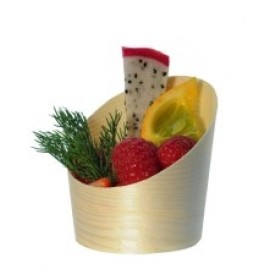 VERRINE BOIS INCLINE 85ML -Ø6.2cm  
