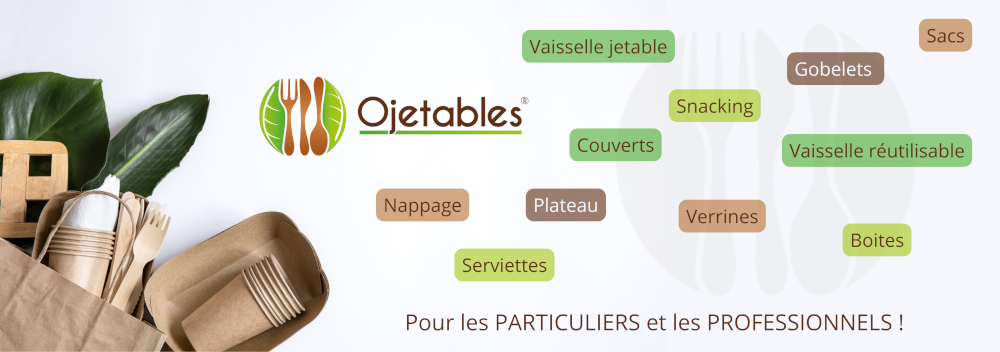 Notre vaisselle jetable bio - MB Goodies