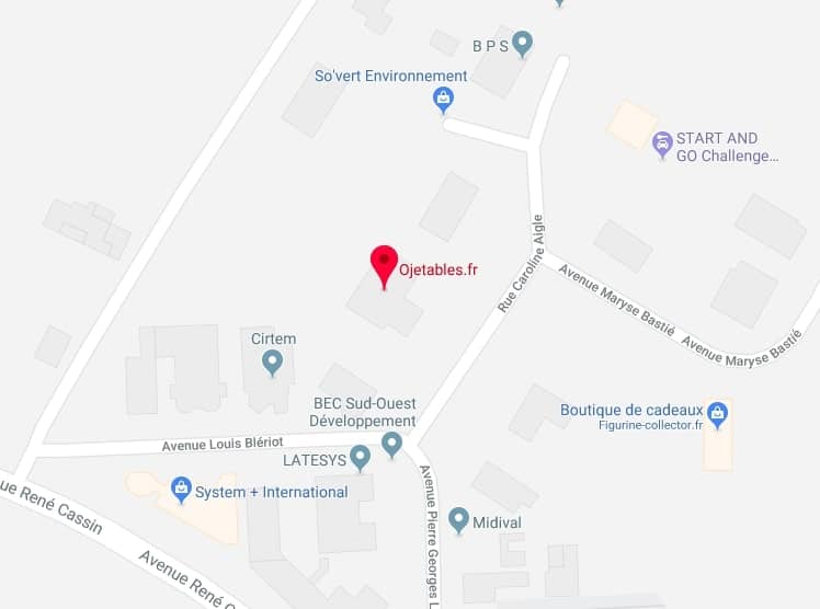 map ojetables