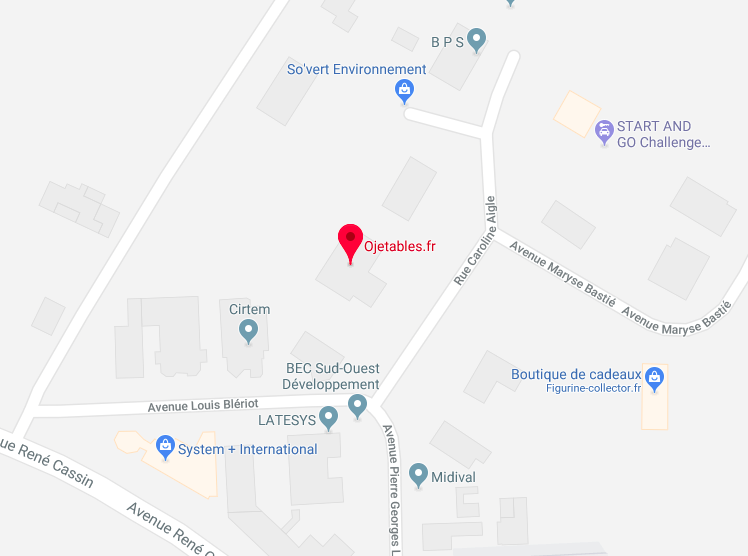 map ojetables